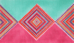 Stitch Rock Designs - Diamond Kilim Clutch